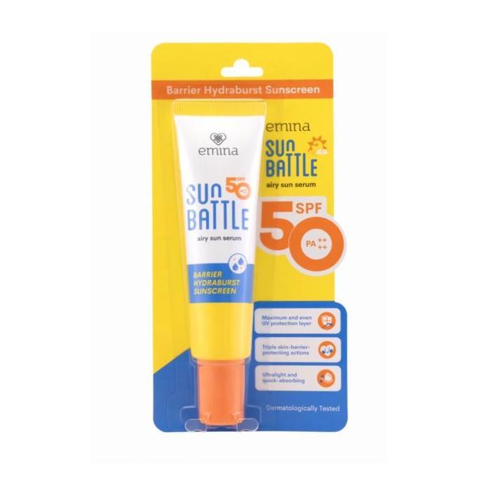 News- Emina Sun Battle Spf 50 Pa++++ Airy Sun Serum| Emina Sunscreen