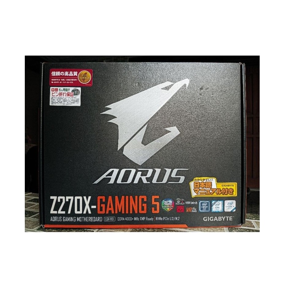 (Rare Item) Motherboard Intel Gigabyte Aorus Z270X-Gaming 5 - Original Japan - Second