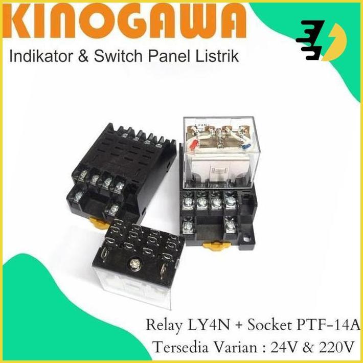 Relay Ly4N 24V 220V 14 Pin Restock