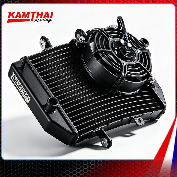 DJEESE KAMTHAI racing Radiator  Hitam  Jupiter mx old mx new Radiator big besar jumbo 1 kipas