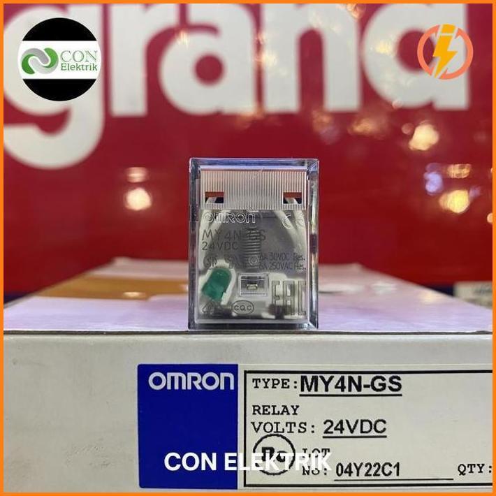 Relay Omron My4N-Gs-24Vdc My4N Gs 24Vdc Terbatas
