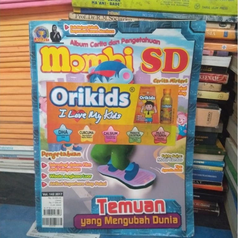 Buku Mombi SD Orikids I Love My Kids Vol. 142 2017 Album Cerita dan Pengetahuan