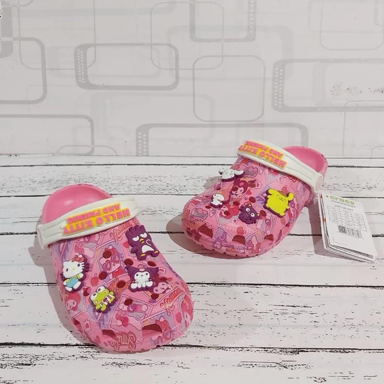 HOT PRODUCT Crocs Hello Kitty And Friends Crocs Kids Mello Kitty Sandal Anak Karakter MelloKitty