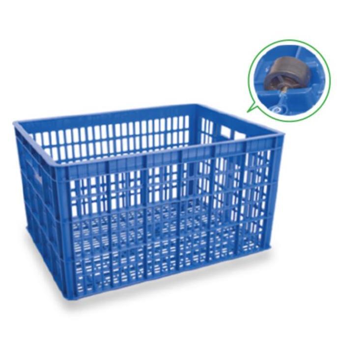Green Leaf 2223 L Container Industri Lubang Roda Box Krat Plastik