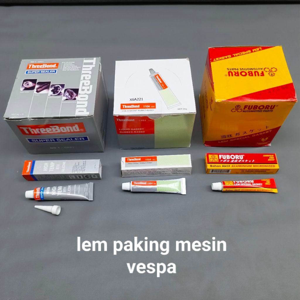 lem paking mesin vespa