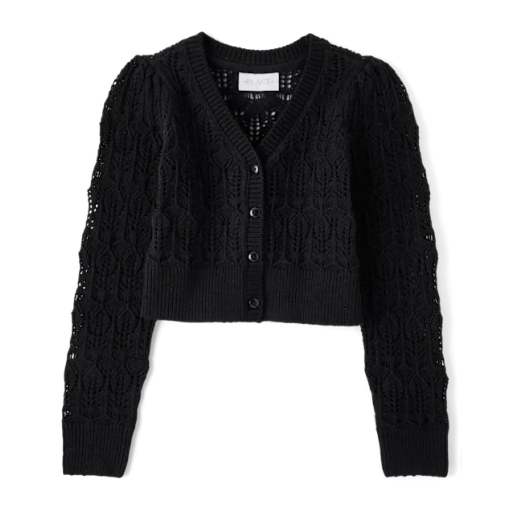 THE CHILDREN’S PALACE SALE, Black Longsleeve Cardigan