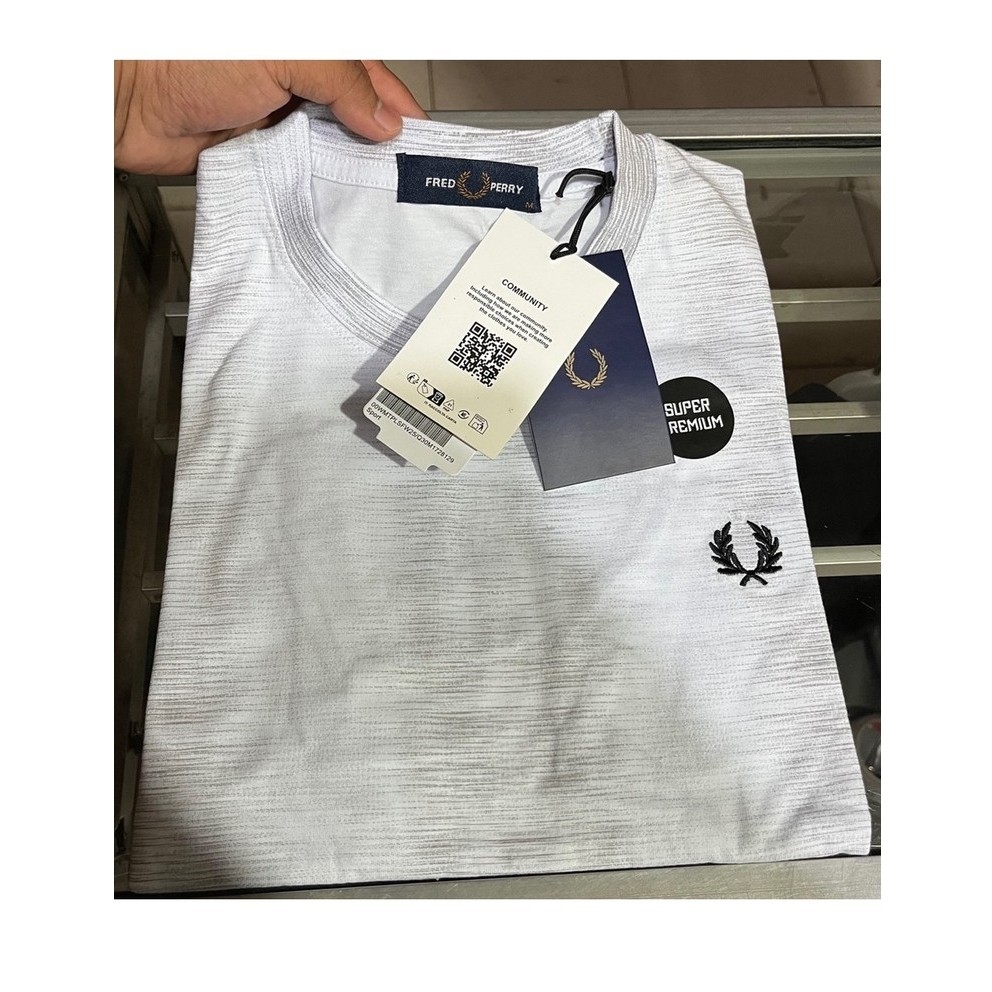 kaos lengan pendek fred perry full print super premium