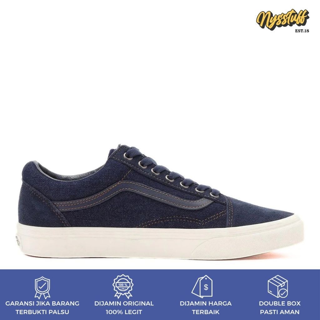 Vans Old Skool Denim Blue White ORIGINAL