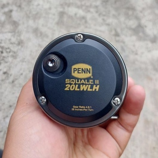 Reel PENN SQUALL II 20LWLH Overhead Trolling Handle Kiri