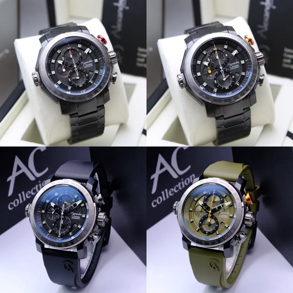 Jam Tangan Pria Alexandre Christie 6565 AC6565 AC 6565MC (ORIGINAL)
