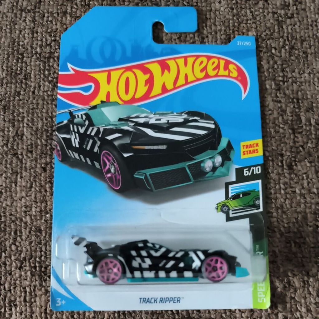 Hot Wheels Track Ripper Black SPEED BLUR