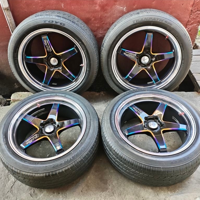 velg samlong r18 +ban toyo 235/50 r18