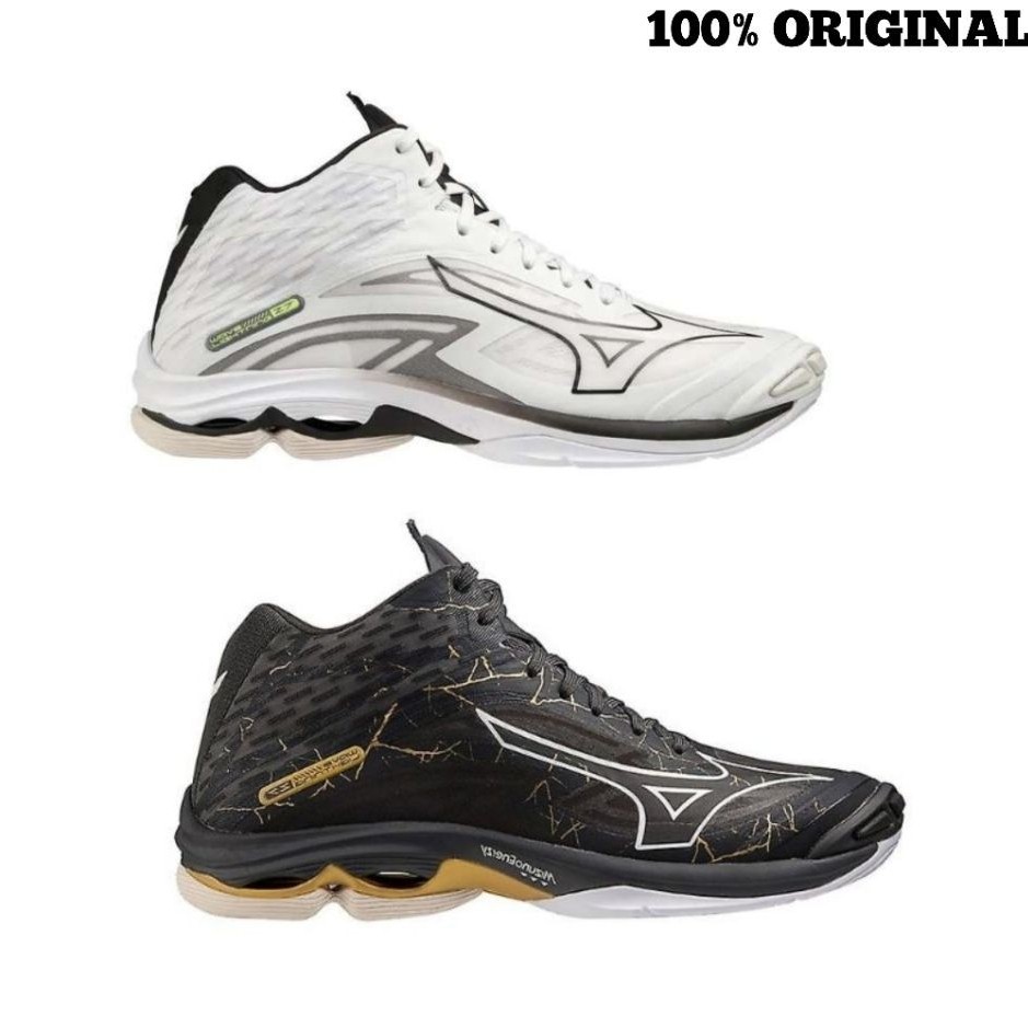 Sepatu voli Mizuno Wave Lightning Z7 Mid Original 100%