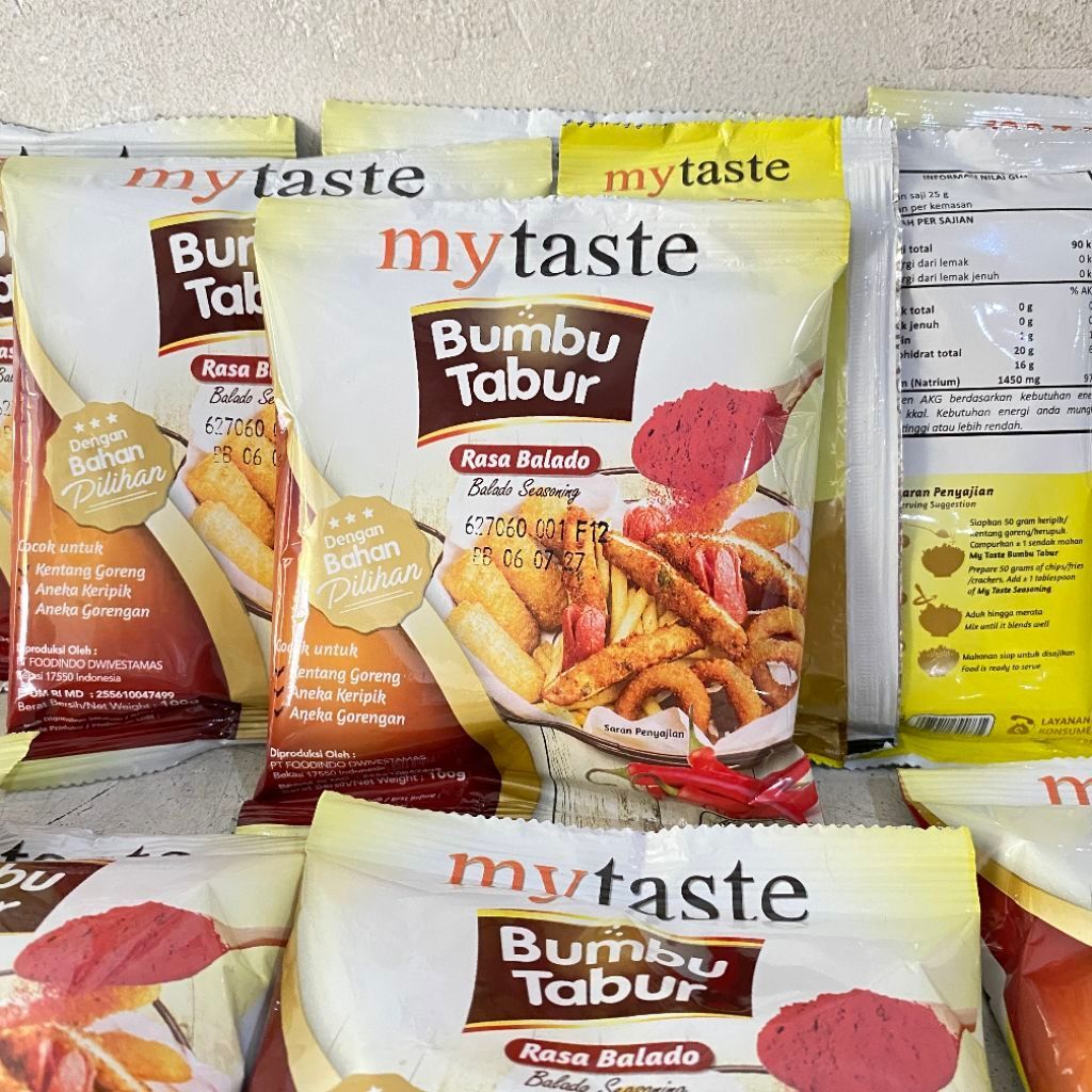 Mytaste bumbu tabur BALADO 100 gram | bumbu balado