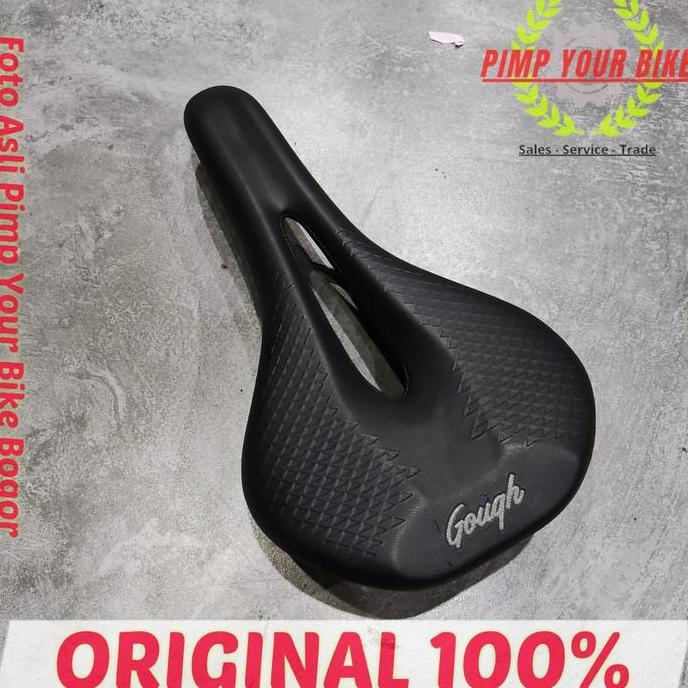 Saddle DDK D3735 143mm Logo Gough Black Taiwan