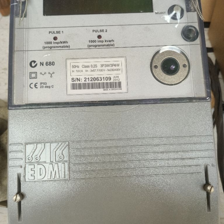 kwh EDMI Mk6E GENIUS 1(4)A Class 0,2S 3phase