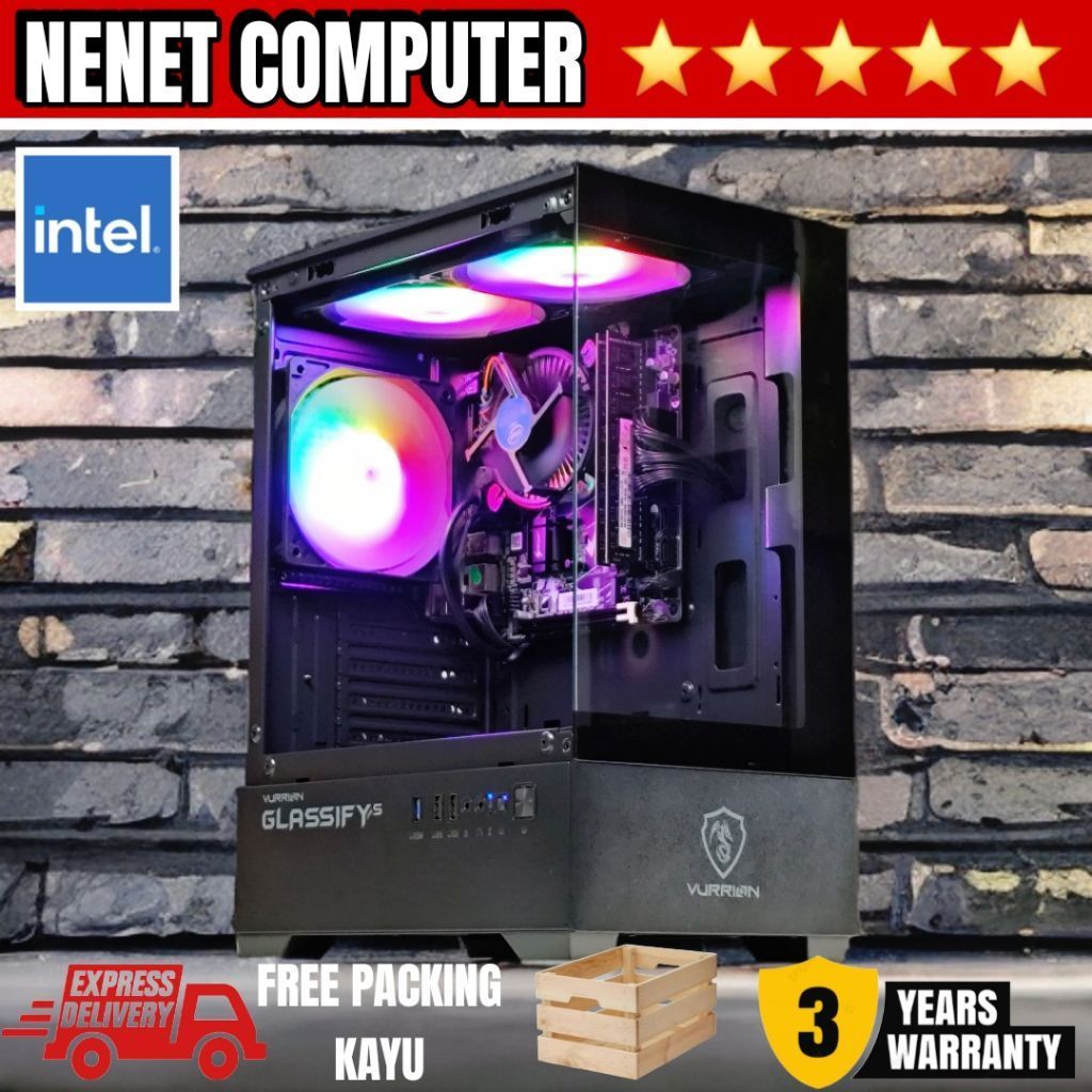 PC Rakitan | Intel Core i7 7700 / i5 7500 | SSD | 8GB RAM | Office Kenceng