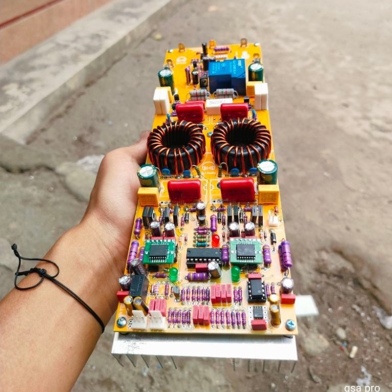 Class D 2k5 Fullbridge D2K5 Dobel Feedback Kit Power Amplifier + limiter.