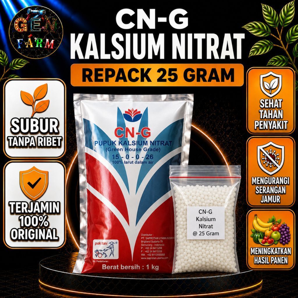 Pupuk CNG Repack Pupuk CNG Pak Tani Pupuk Kalsium Nitrat CN-G