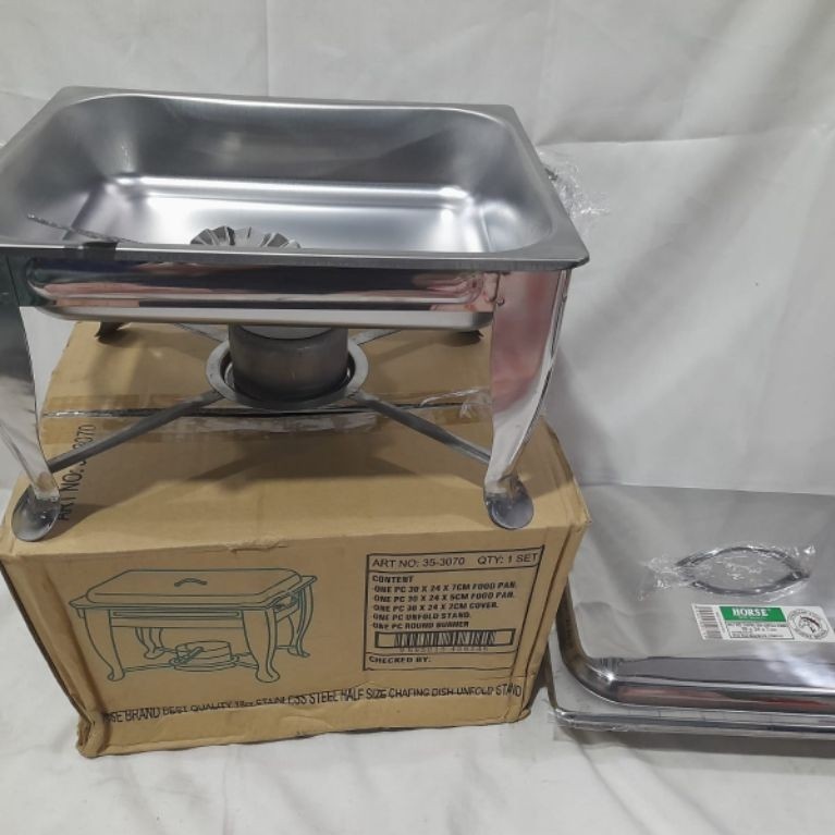Prasmanan stainless merk horse/kuda