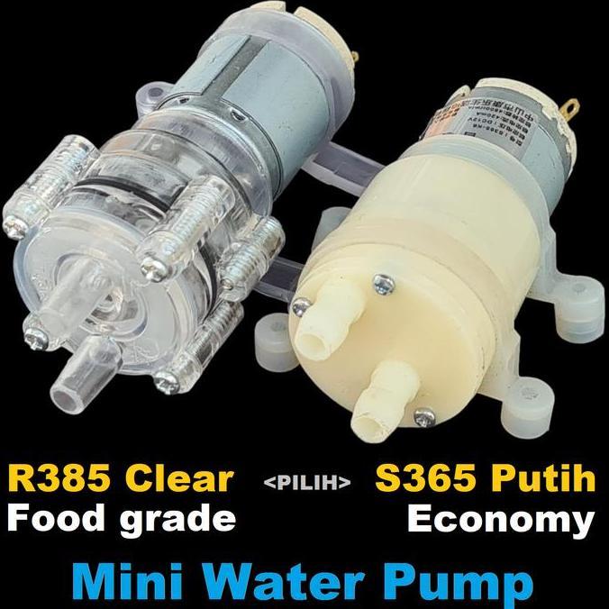 Pompa Air Mini Motor Dinamo Dc 12V Dispenser Aqua Galon Bawah Aquarium