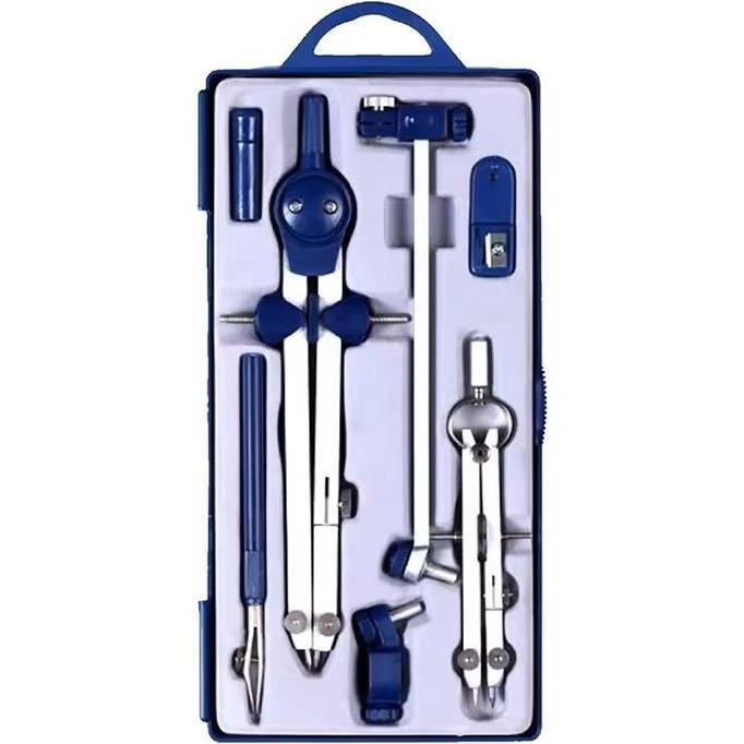 FKINAPE Jangka Set Logam Besar Teknik Alpha Ziegel Graph Drafting Kits