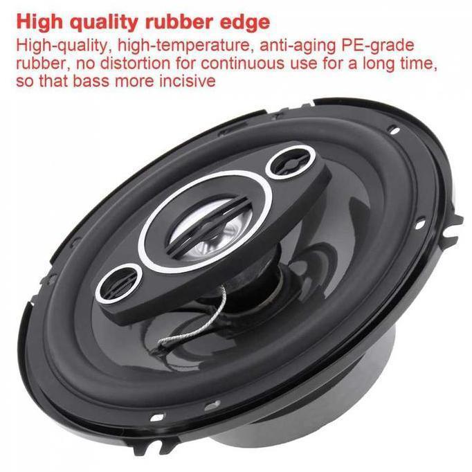 Speaker Extra Bass Subwoofer Mobil 6 Inch Hi Fi 500W 2 PCS - TS-1672 Speaker Audio Mobil Super Bass