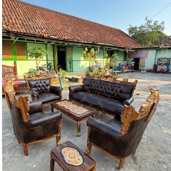 KURSI TAMU GARUDA | SOFA TAMU GARUDA | SOFA JATI GARUDA | JATI