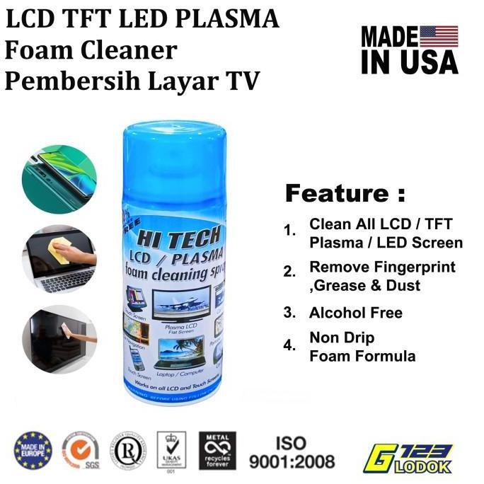 HI-TECH PEMBERSIH LAYAR LCD LED MONITOR TV LAPTOP KOMPUTER KAMERA HP
