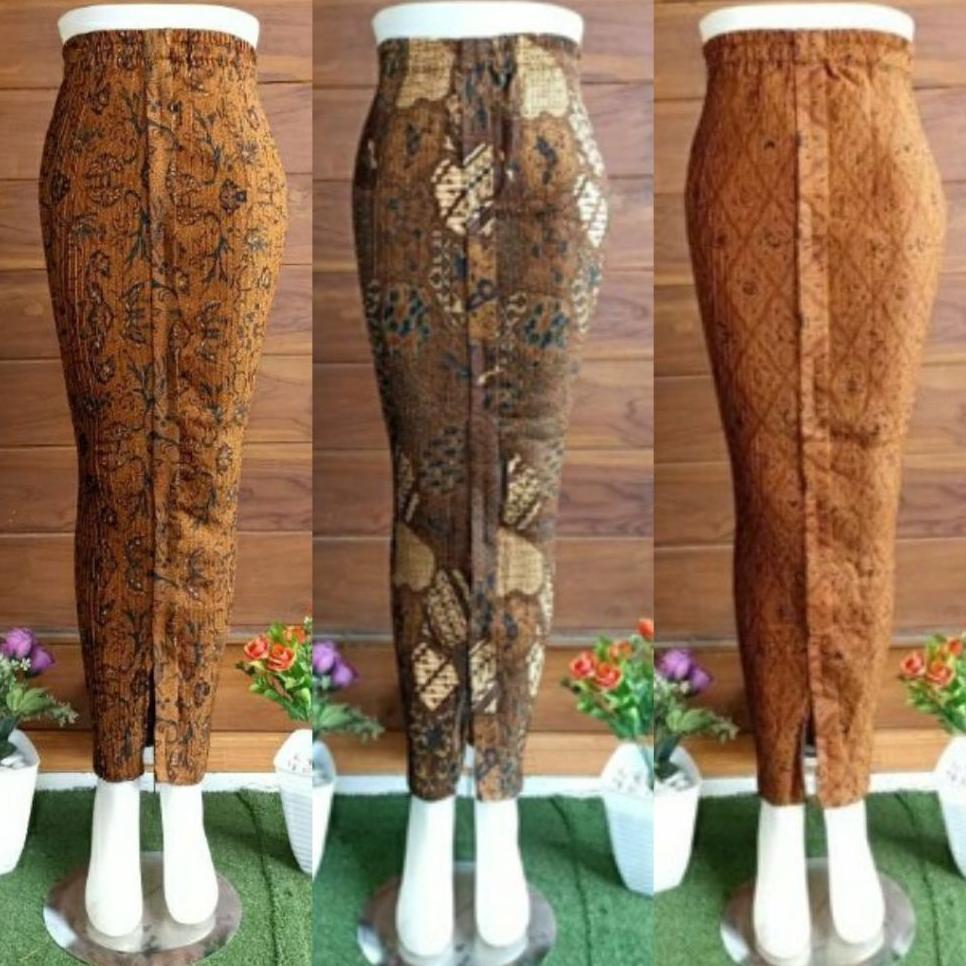 Rok Wiron Batik Katun Silky Langsung Pakai