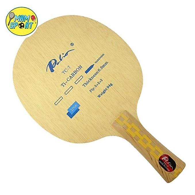 TERBARU - Kayu Bet Pingpong Tenis Meja PALIO TC-7 TITANIUM CARBON Original