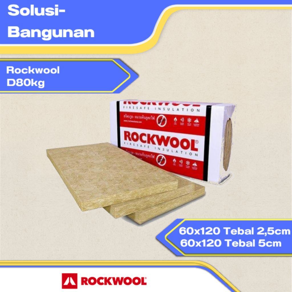 Rockwool 80kg 600x1200/peredam/rockwool