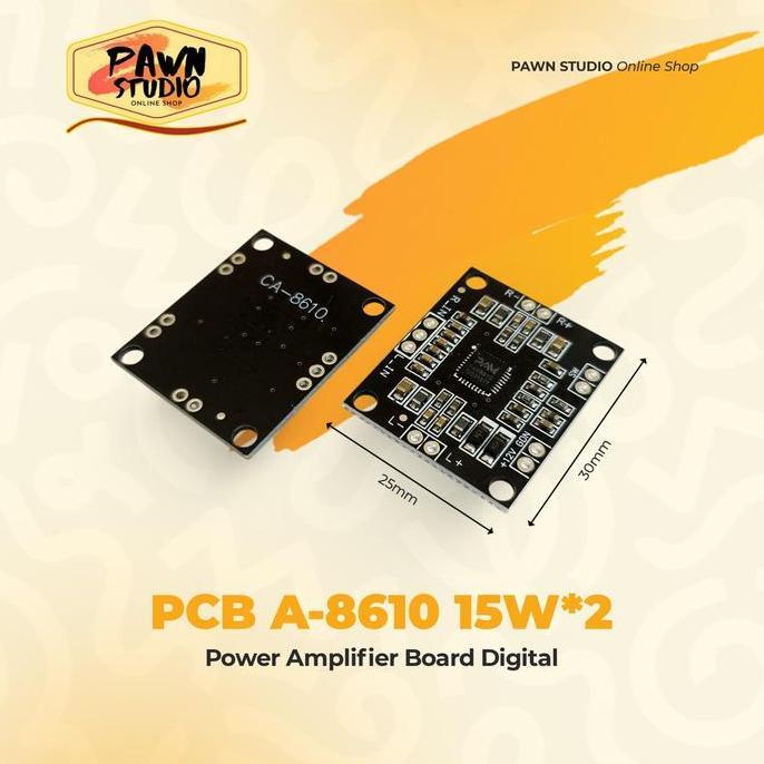 Dj- Pam-8610 Pam8610 Class D Modul Kit Dital Power Amplifier 12V 15W