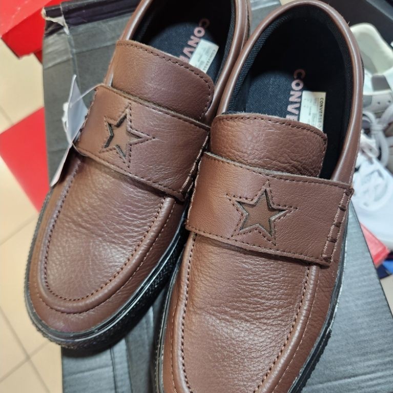 Sepatu Converse Loafers Dark Brown ORIGINAL