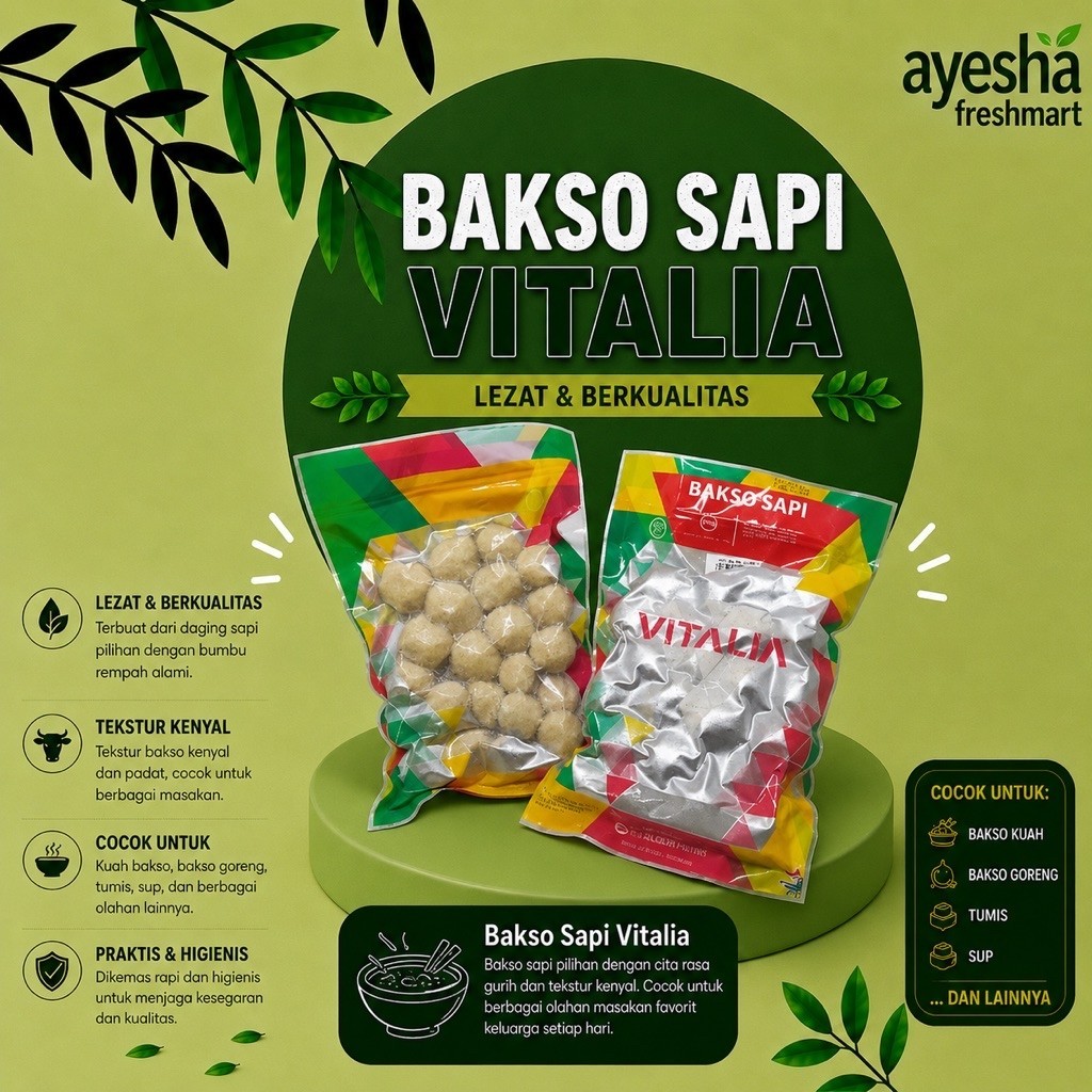 Bakso Sapi Vitalia 270gr
