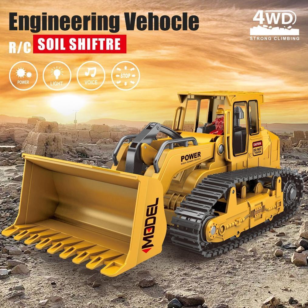 [RTM} BABYCOLOR 6 Channel Bulldozer Remote Control RC Bulldozer Beko Remote Control Eksavator Mainan