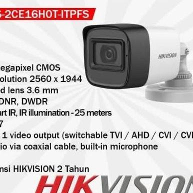 Inti- Cctv Outdoor Hikvision 5Mp Kamera Cctv Hikvision Outdoor Audio 5 Mp
