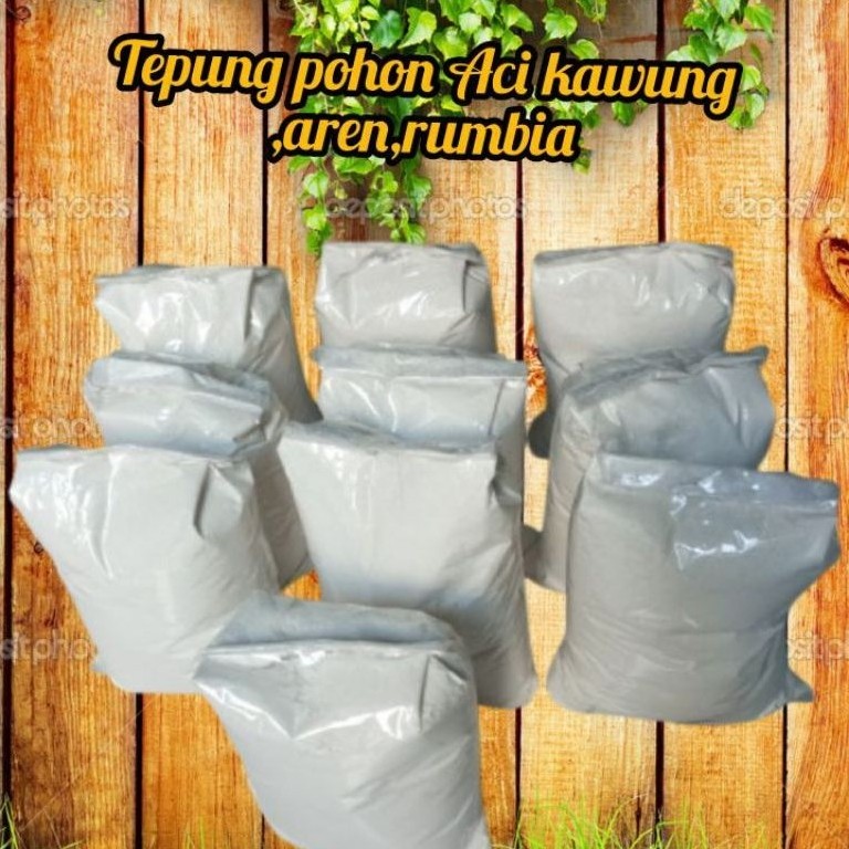pabrik tepung asli sagu aren atau Aci kawung kemasan 1kg