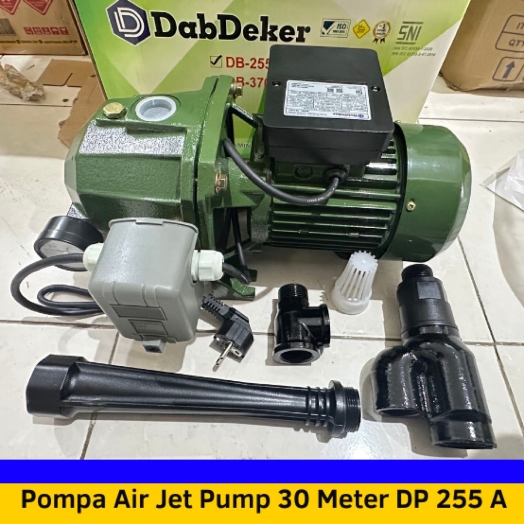 Pompa Air Jet Pump Otomatis 30 meter DP 255  DAB DEKER