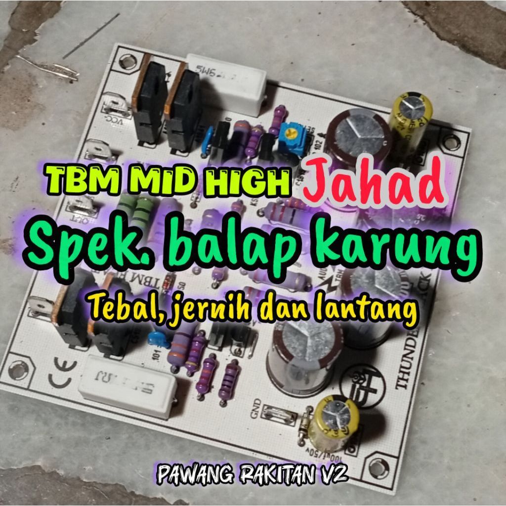 Kit Driver TBM Middle Jahat Clarity Khusus Balap Karung