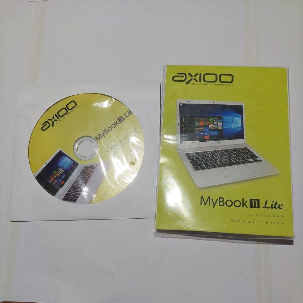 CD DRIVER + MANUAL BOOK AXIOO 11 LITE MYBOOK SECOND