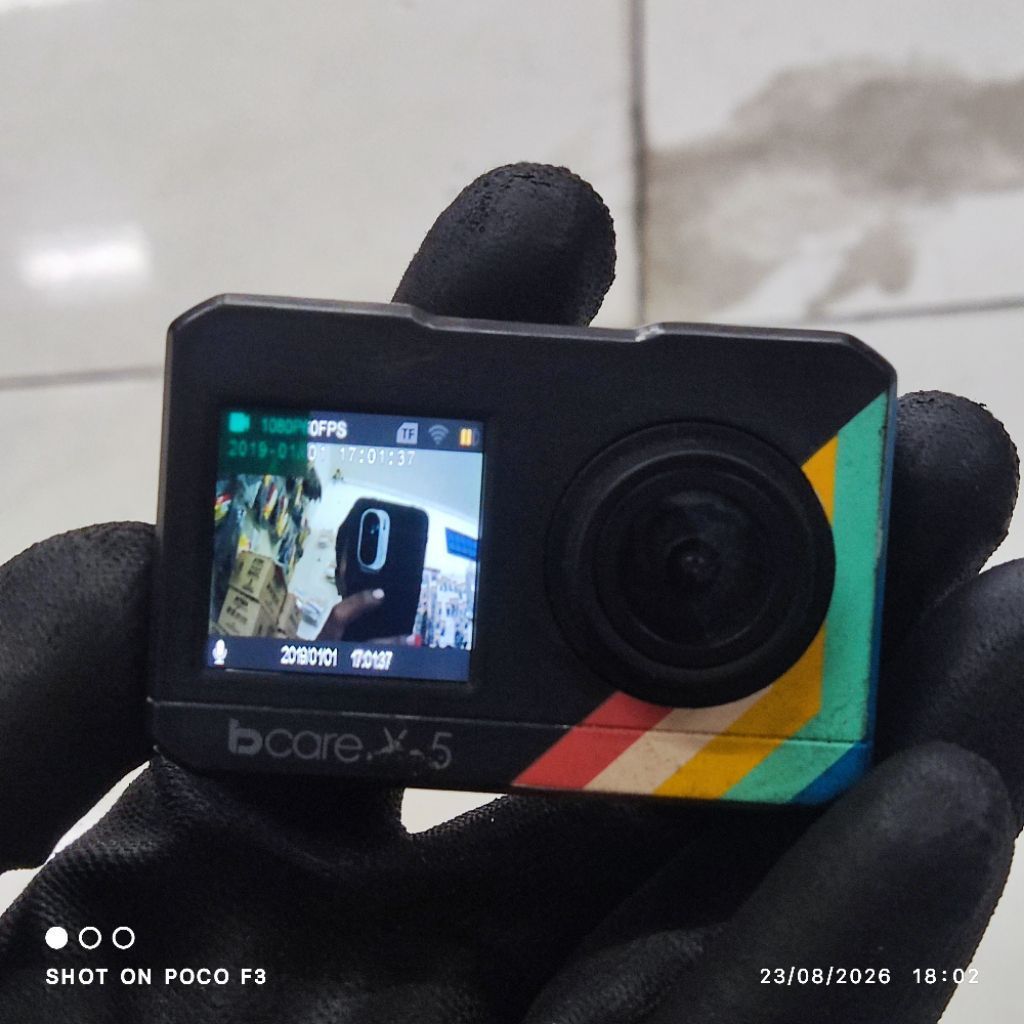 actioncam Bcare x5 (minus lcd utama pecah)
