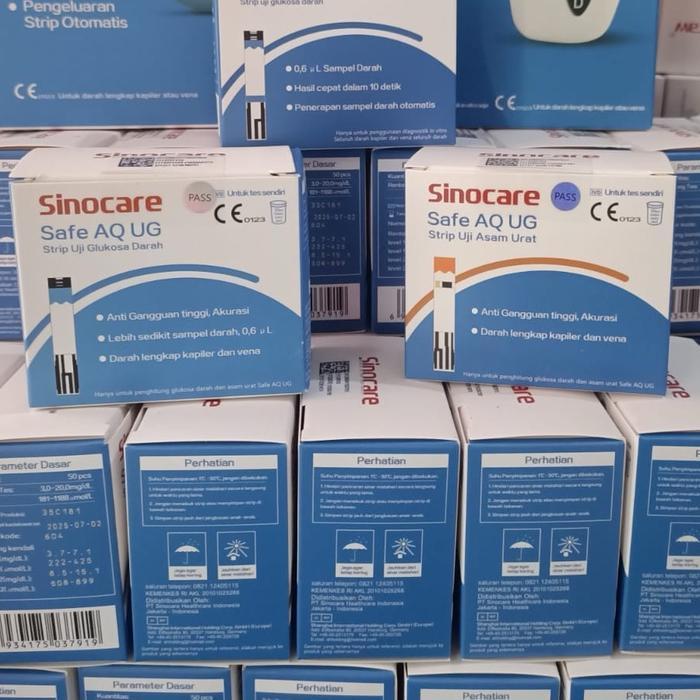 Tes strip Glukose Asam urat Sinocare - Asam Urat