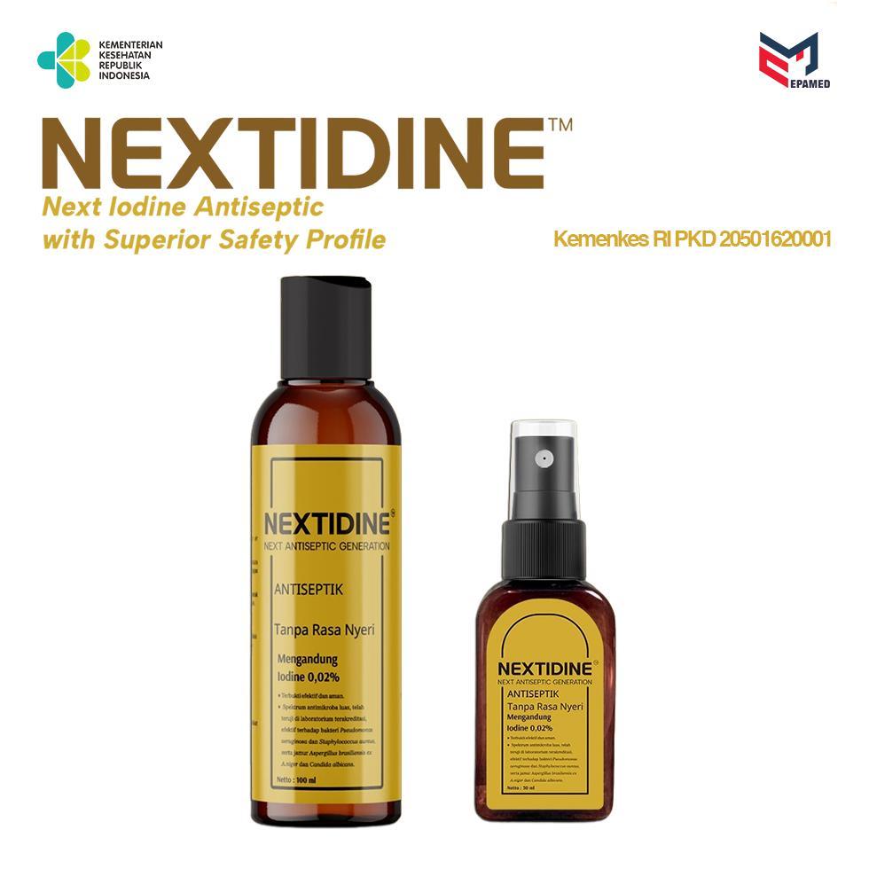 Nextidine Next Iodine Antiseptic Spray Perawatan Luka Anti Bakteri