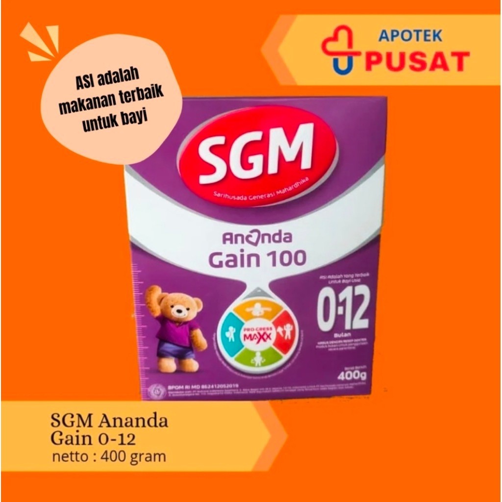 SGM Ananda Gain 0-12 400gram