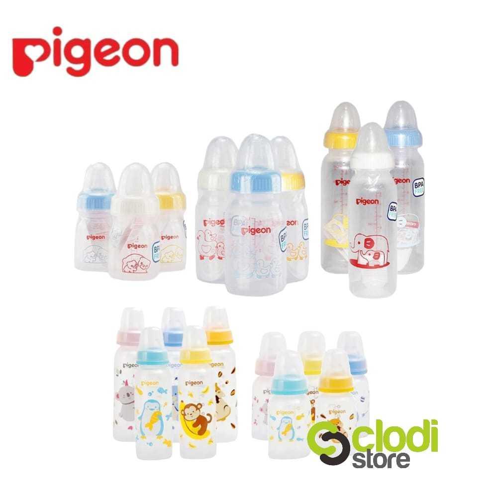 Pigeon Standard Bottle 50Ml -120Ml - 240Ml / Botol Susu Pigeon 50 Ml - 120 Ml - 240 Ml Dot Silikon D