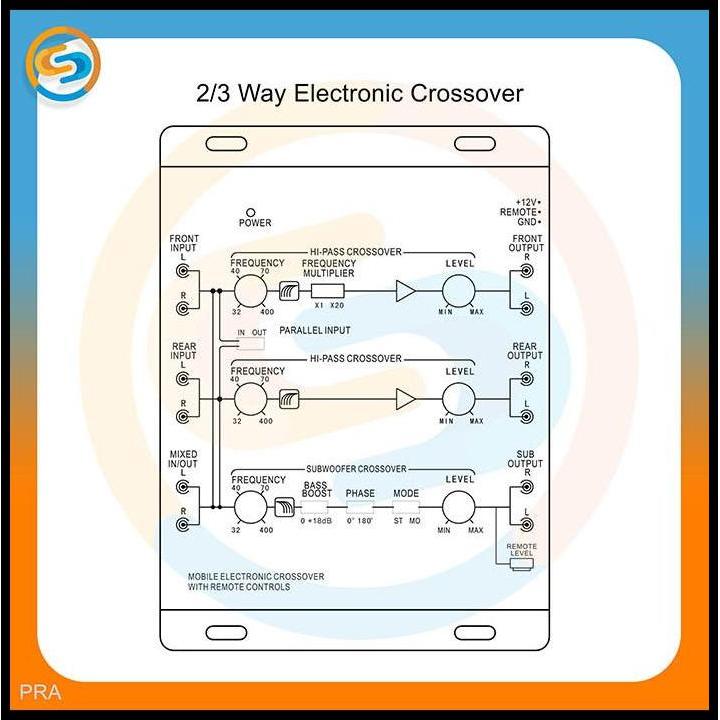 DISKON CROSSOVER 2/3 WAY MOBILE ELECTRONIC CROSSOVER - CROSSOVER MOBIL AKTIF 