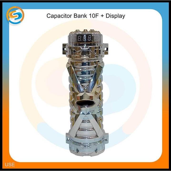 GRATIS ONGKIR POWER CAPASITOR 10 FARAD DISPLAY - KAPASITOR BANK 10 FARAD USE 