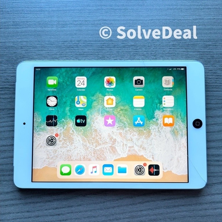 Apple Ipad Mini 2 Wifi Cellular Silver Bisa Sim Card