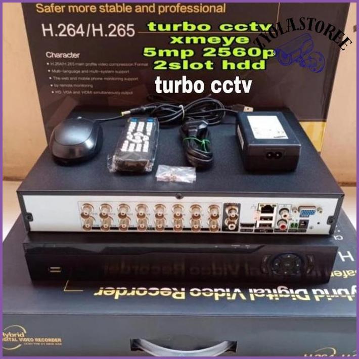DVR 16CH XMEYE 6IN 1 FULL HD 1080P BARU